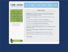 Tablet Screenshot of libredeuda.com